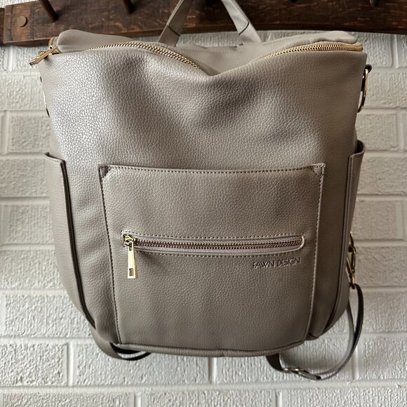 Fawn Baby Backpack, neutral/tan/beige - Picture 1 of 12